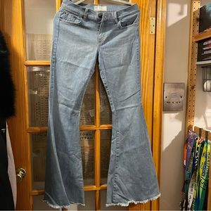 Free people extreme bell bottom jean